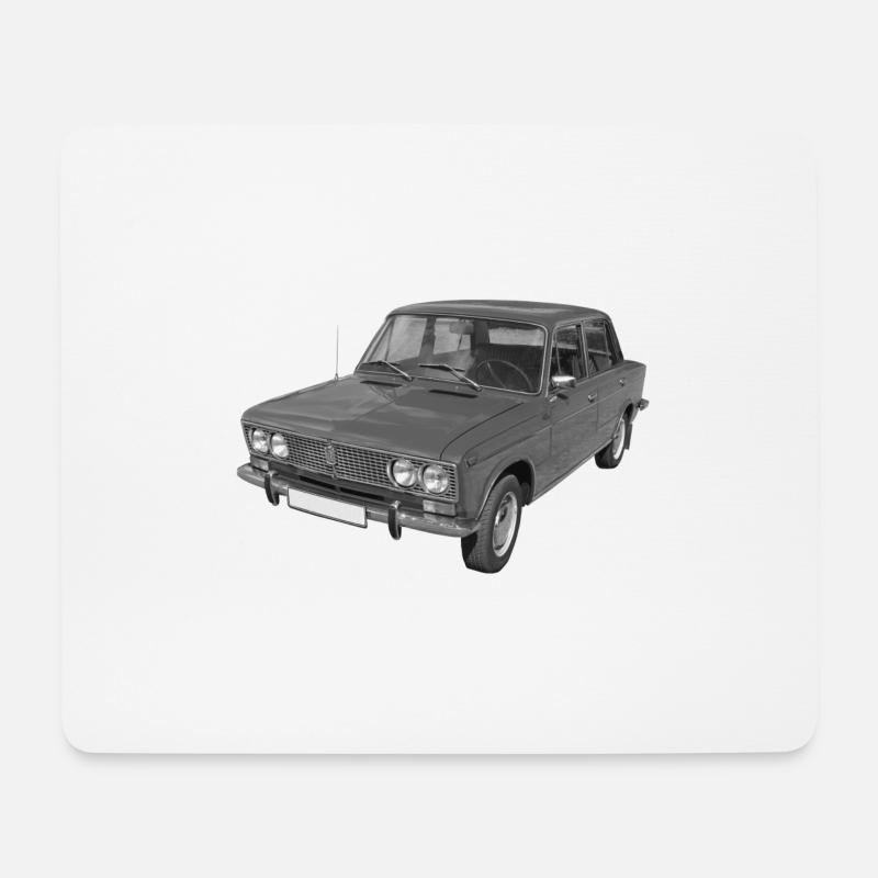 Shiguli 1500 Pkw UdSSR Russland Oldtimer - Mousepad (Querformat) - Weiß