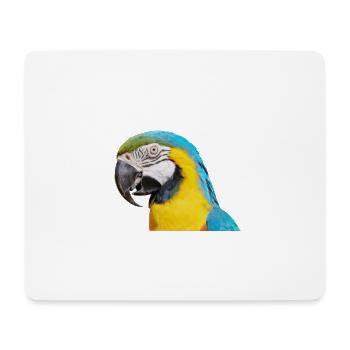 ARA Bird - Tapis de souris (format paysage) - blanc - Devant