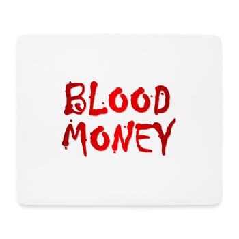BLOOD MONEY - Mousepad (Querformat) - Weiß - Vorne