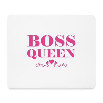 Boss Queen Lady Ladies Gift - Mouse Pad (horizontal) - white - Front