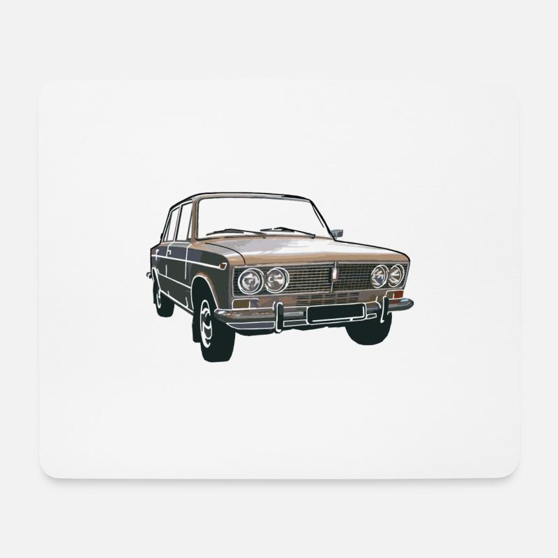 Lada 1500 VAZ 2103 Zhigul - Mousepad (Querformat) - Weiß