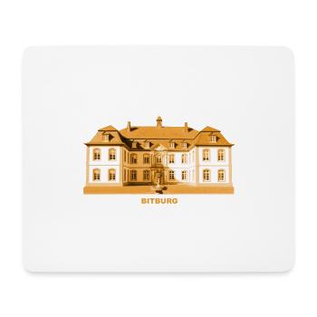 Château de Bitburg, Eifel, Rhénanie-Palatinat - Tapis de souris (format paysage) - blanc - Devant