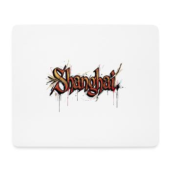 Shanghai - Tapis de souris (format paysage) - blanc - Devant