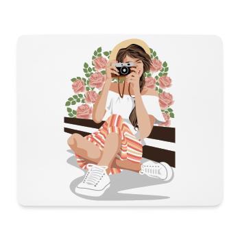 Sira - Mousepad (Querformat) - Weiß - Vorne