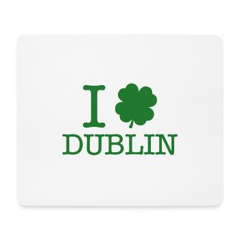 Ich liebe Dublin - Mousepad (Querformat) - Weiß - Vorne
