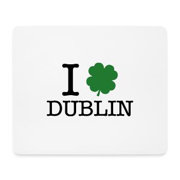 Ich liebe Dublin - Mousepad (Querformat) - Weiß - Vorne
