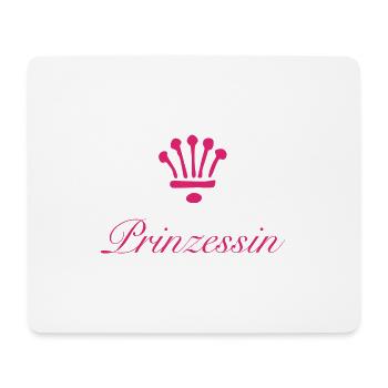 Prinzessin - Mousepad (Querformat) - Weiß - Vorne