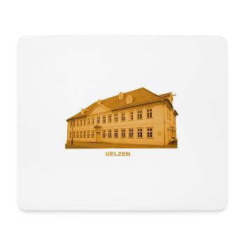 Hôtel de ville d’Uelzen Ville hanséatique de Basse-Saxe - Tapis de souris (format paysage) - blanc - Devant