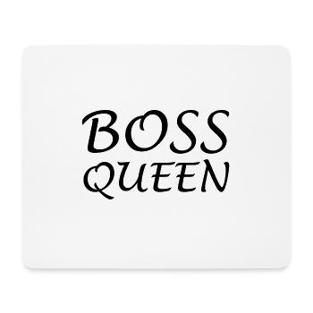 Boss Queen Gift Lady - Mouse Pad (horizontal) - white - Front
