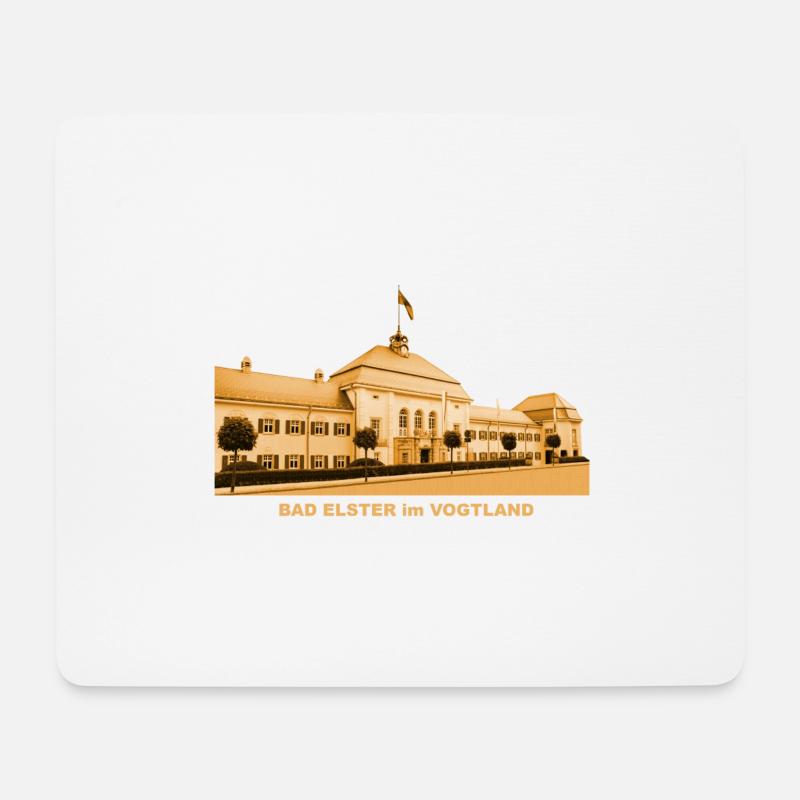 Bad Elster Vogtland Sachsen Staatsbad Kurbad - Mousepad (Querformat) - Weiß