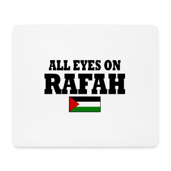 all eyes on rafah - Tapis de souris (format paysage) - blanc - Devant