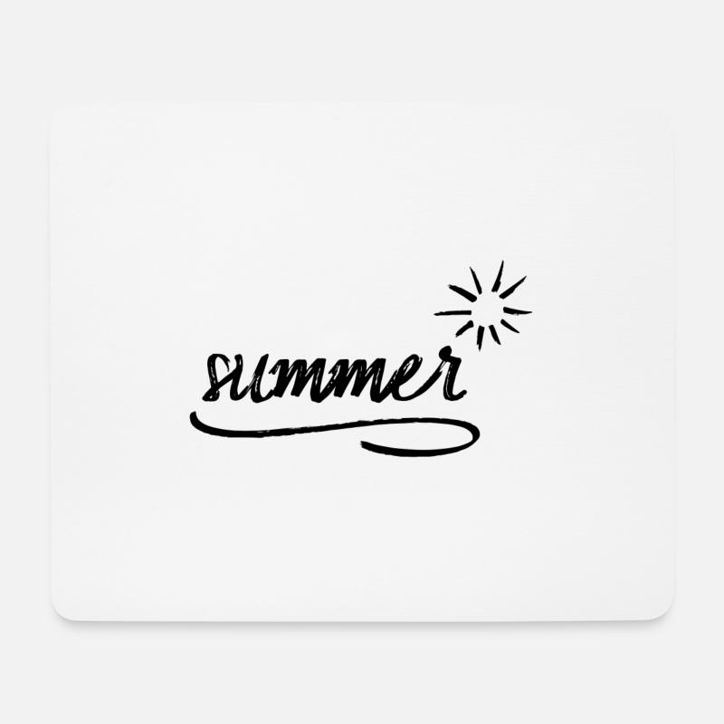 ronfleur - Tapis de souris (format paysage) - blanc