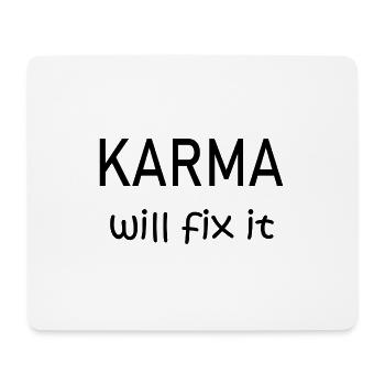 Karma va le réparer - Tapis de souris (format paysage) - blanc - Devant