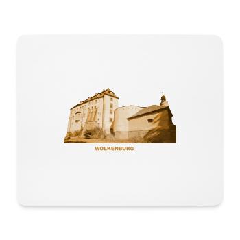 Wolkenburg Limbach-Oberfrohna Schloss Sachsen - Mousepad (Querformat) - Weiß - Vorne