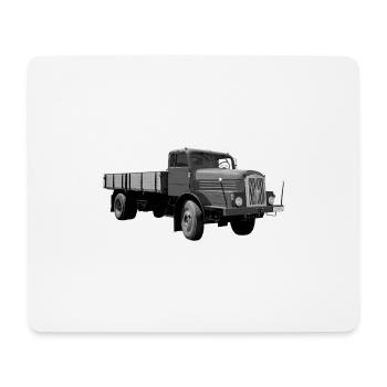 H6 Truck IFA Werdau DDR Oldtimer Ostalgie - Mouse Pad (horizontal) - white - Front