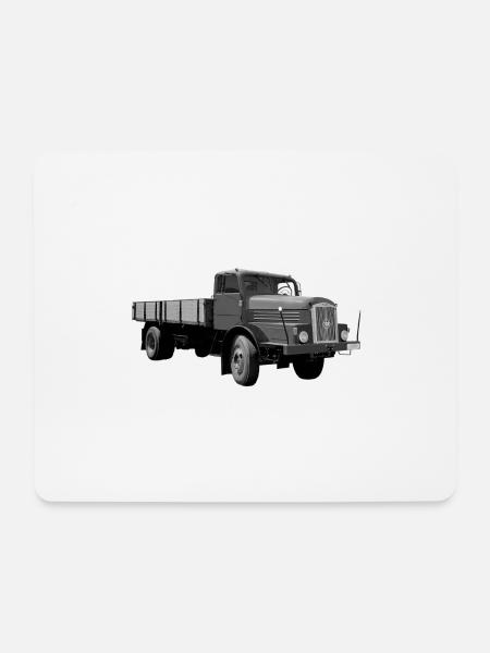 H6 Lkw IFA Werdau DDR Oldtimer Ostalgie - Mousepad (Querformat) - Weiß