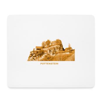 Château de Pottenstein Suisse franconienne Bavière - Tapis de souris (format paysage) - blanc - Devant