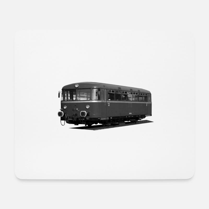 Schienenbus VT95 Triebwagen Bahn - Mousepad (Querformat) - Weiß