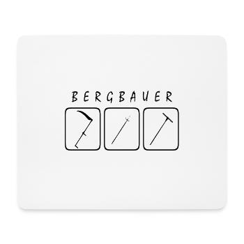 Bauer - Mousepad (Querformat) - Weiß - Vorne
