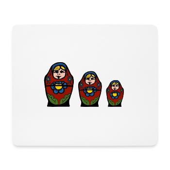 matryoshka - Mouse Pad (horizontal) - white - Front