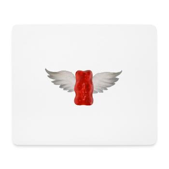 gummibaerchen_angel - Mousepad (Querformat) - Weiß - Vorne