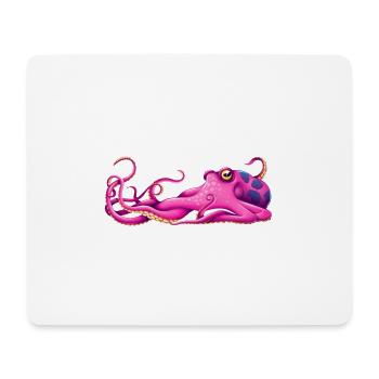 octopus - Mousepad (Querformat) - Weiß - Vorne