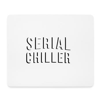 serial chiller movie - Mouse Pad (horizontal) - white - Front