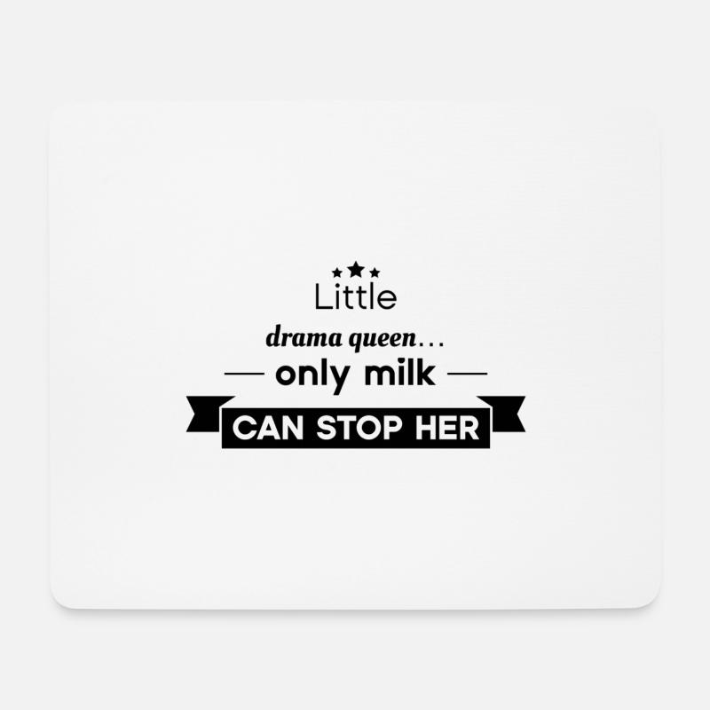 Lustige Sprüche Baby - Little drama queen - Mousepad (Querformat) - Weiß