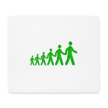 Vert mâle poursuite cadeau idée cadeau - Tapis de souris (format paysage) - blanc - Devant