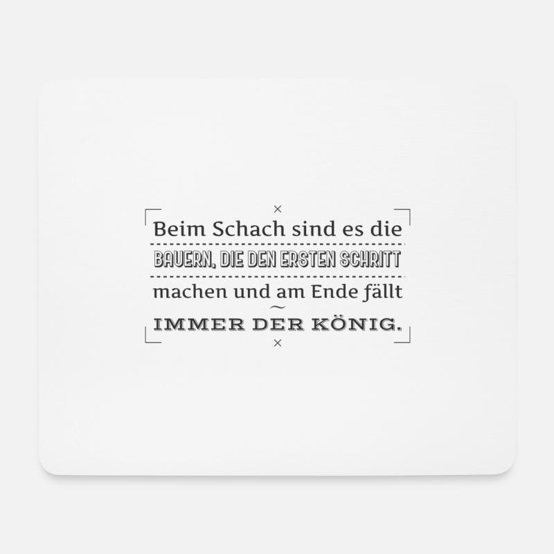 lustige witzige Sprüche Landwirt Bauer - Mousepad (Querformat) - Weiß