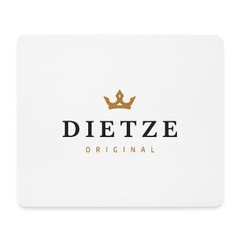 Dietze Original Familienlogo - Mousepad (Querformat) - Weiß - Vorne