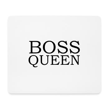 Boss Queen Gift Lady - Mouse Pad (horizontal) - white - Front