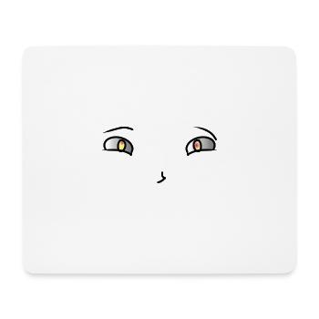 Augen - Mousepad (Querformat) - Weiß - Vorne