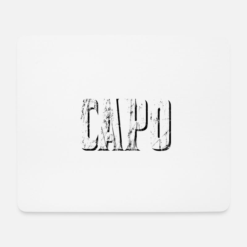 capo - Mousepad (Querformat) - Weiß
