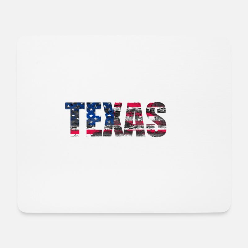 TEXAS - Mouse Pad (horizontal) - white