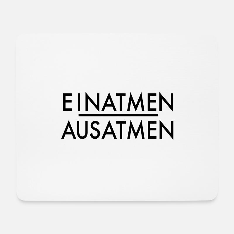 Yoga - Mousepad (Querformat) - Weiß
