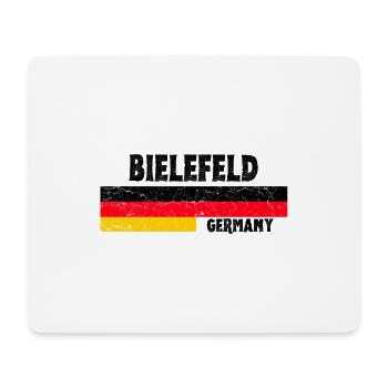 Bielefeld Germany Flag - Mouse Pad (horizontal) - white - Front