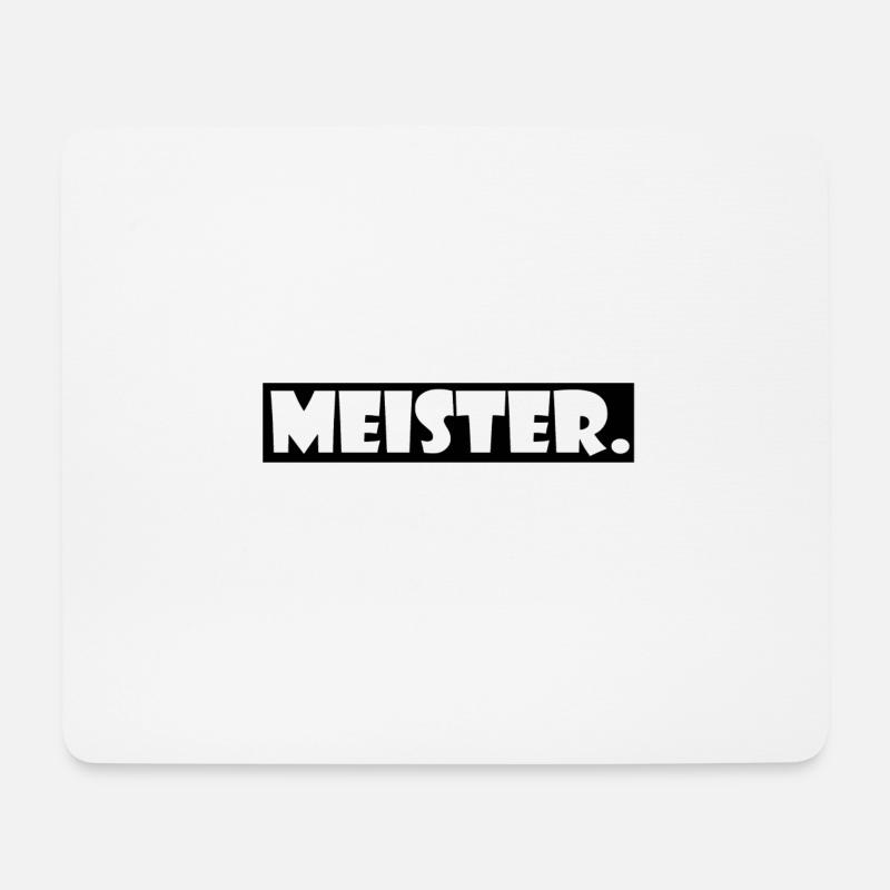 master - Mouse Pad (horizontal) - white