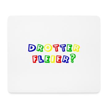drotter fleier rand weiß - Mousepad (Querformat) - Weiß - Vorne