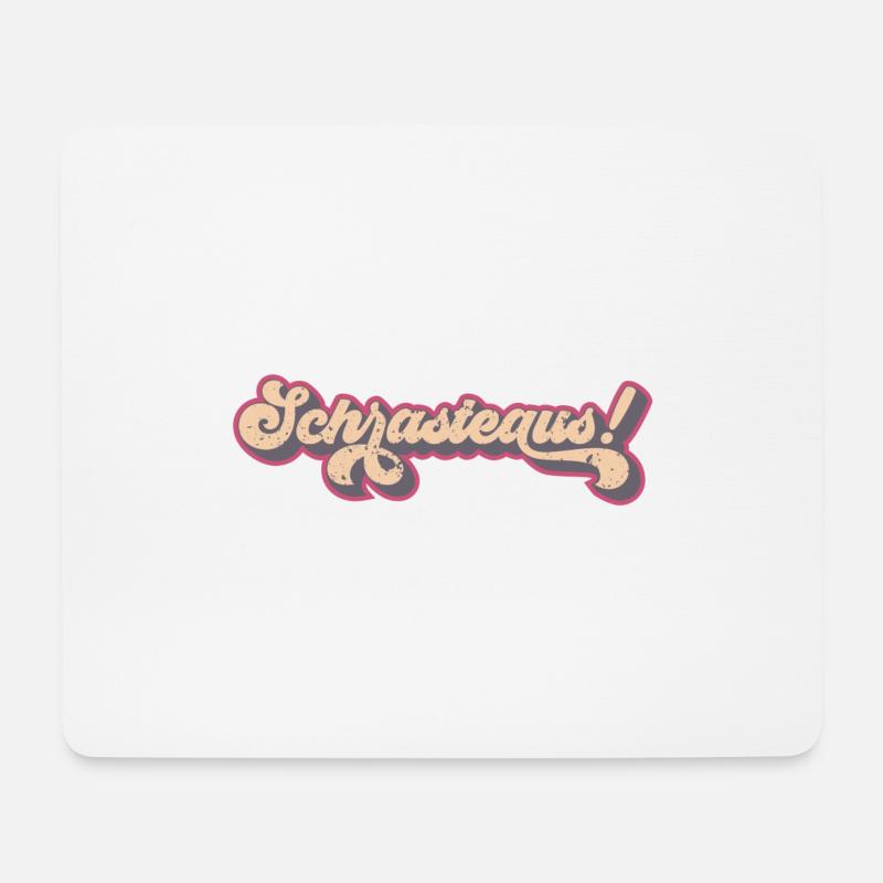 Schrasteaus! (Ich-raste-aus-Edition) - Mousepad (Querformat) - Weiß
