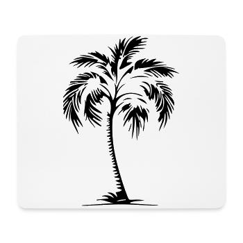 Symbole de la paume - Tapis de souris (format paysage) - blanc - Devant