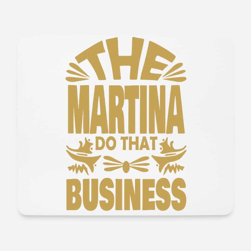 Martina - Mouse Pad (horizontal) - white