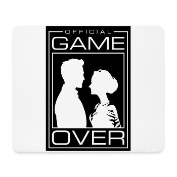 Jeu de couple de mariage sur le couple de mariage Jga - Tapis de souris (format paysage) - blanc - Devant