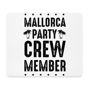 Mallorca Party Crew - Mousepad (Querformat) - Weiß - Vorne