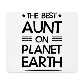 Beste Tante Spruch - Mousepad (Querformat) - Weiß - Vorne
