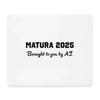 Matura brought to you by AI - Mousepad (Querformat) - Weiß - Vorne