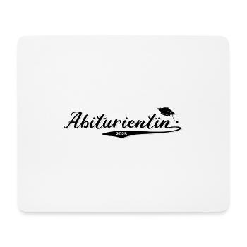 Abiturientin 2025 - Mousepad (Querformat) - Weiß - Vorne