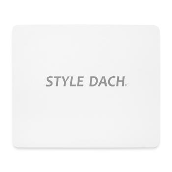 Style Dach mit Schriftzug - Mousepad (Querformat) - Weiß - Vorne