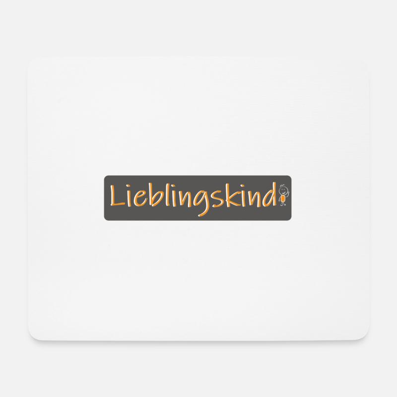 Lieblingskind - Mousepad (Querformat) - Weiß