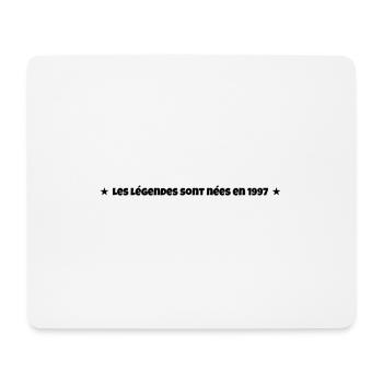 Les légendes sont nées en 1997 - Tapis de souris (format paysage) - blanc - Devant